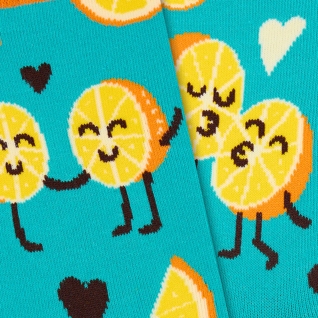 Calcetines divertidos de algodón "sin costuras" NARANJA - Imagen 5