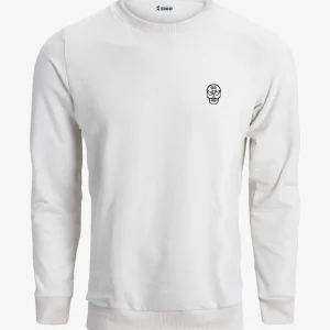 Buzo Clásico Blanco Calavera