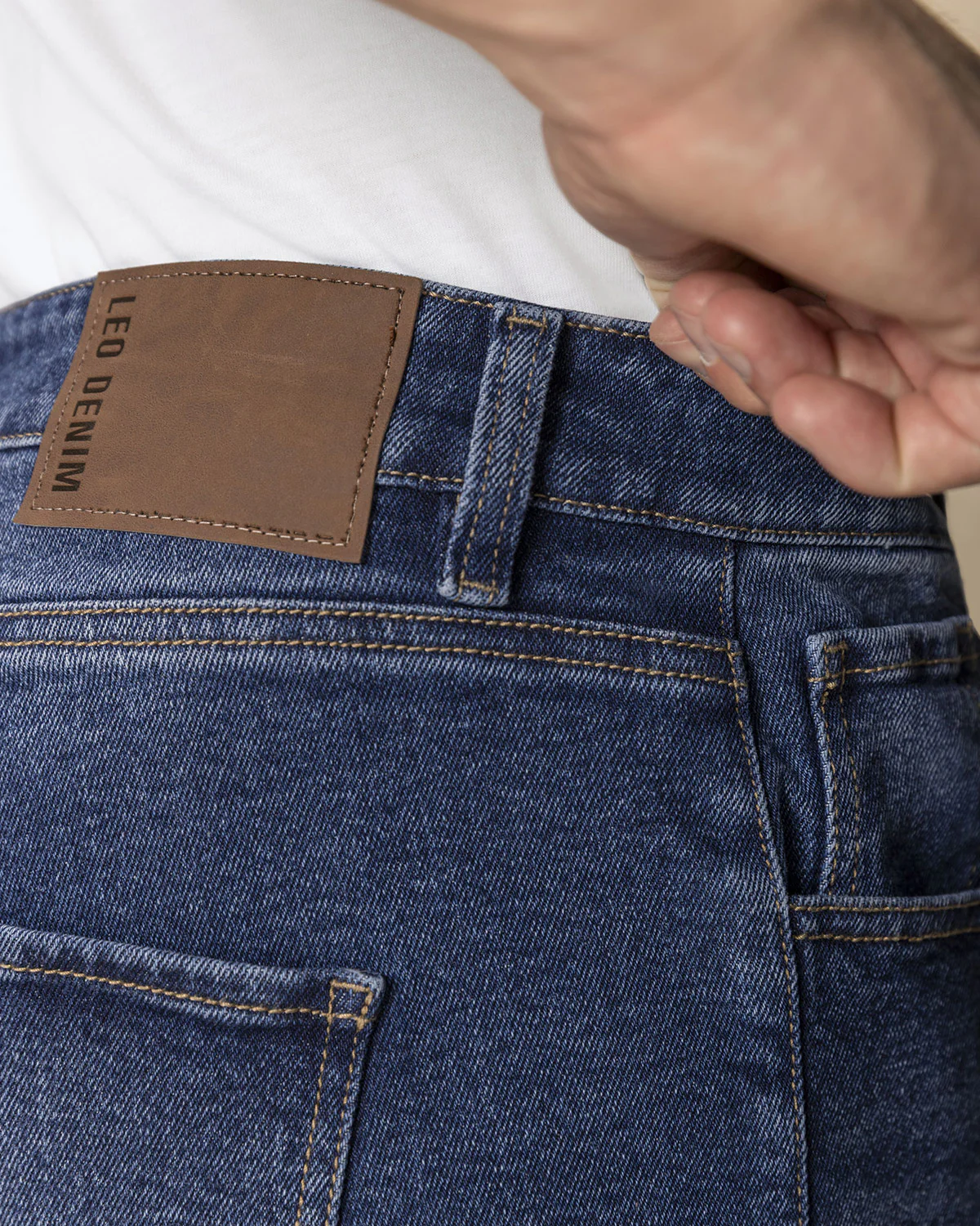 Jean bota recta básico para hombre - Imagen 8