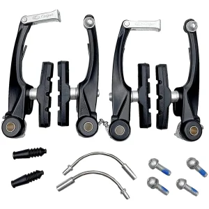 JUEGO DE FRENO MTB V-BRAKE ALUMINIO NEGRO - NATURAL LOGAN