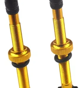 KIT DE VALVULAS TUBELESS - 50mm MAMUT DORADA