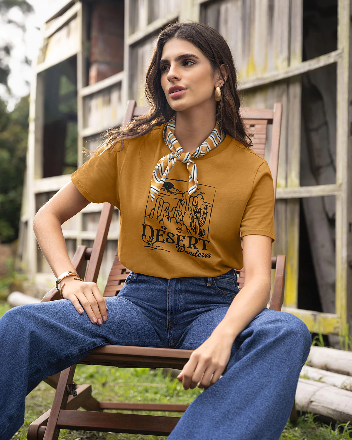 Camiseta manga corta con mensaje en el frente - Imagen 4