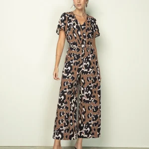 Enterizo largo con elástico en cintura y recogido en hombros