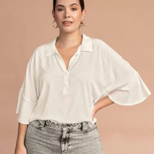 Blusa manga 3/4 con boleros