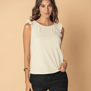 Camiseta manga sisa con detalle de bolero