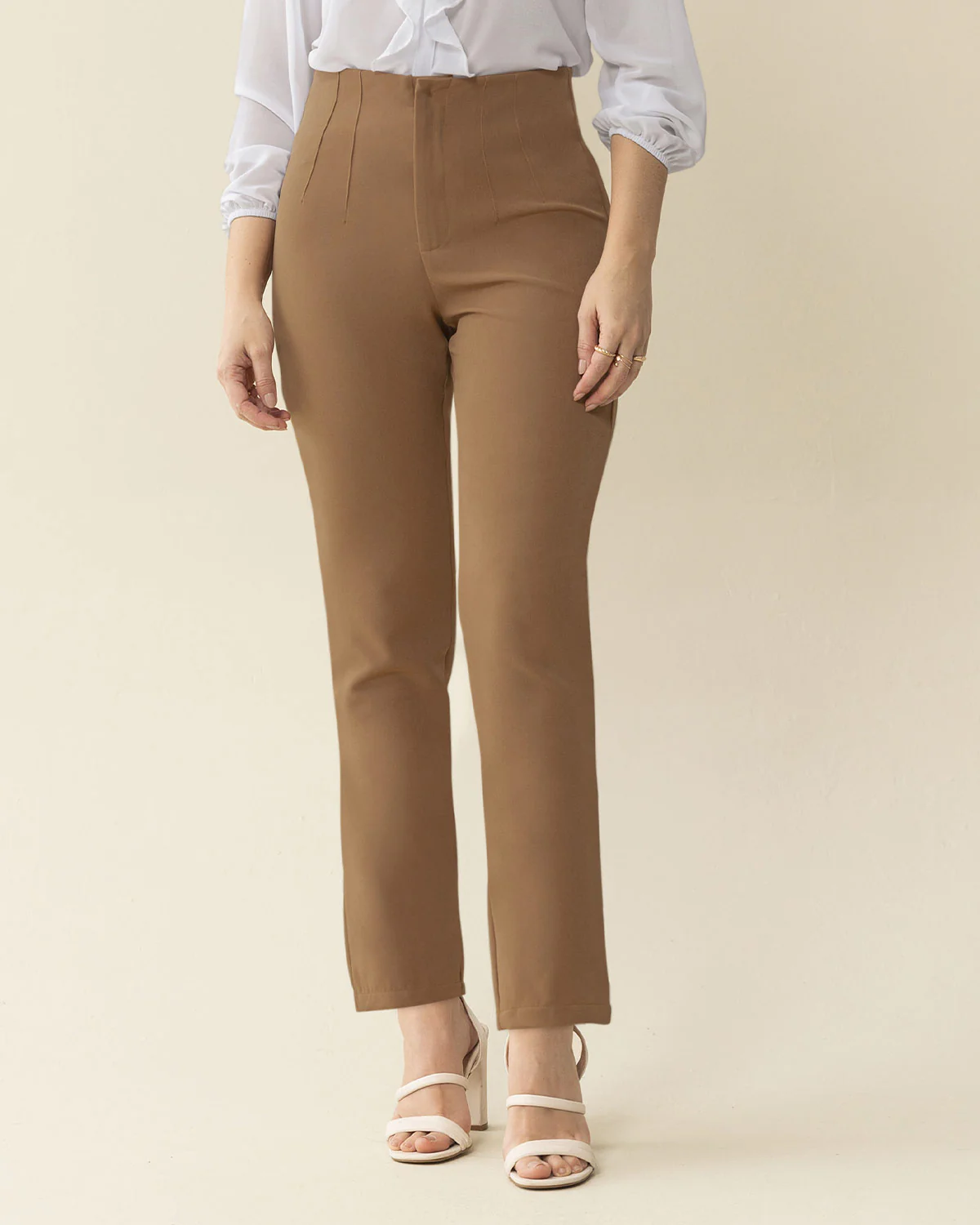 Pantalón bota recta silueta ajustada - Imagen 5