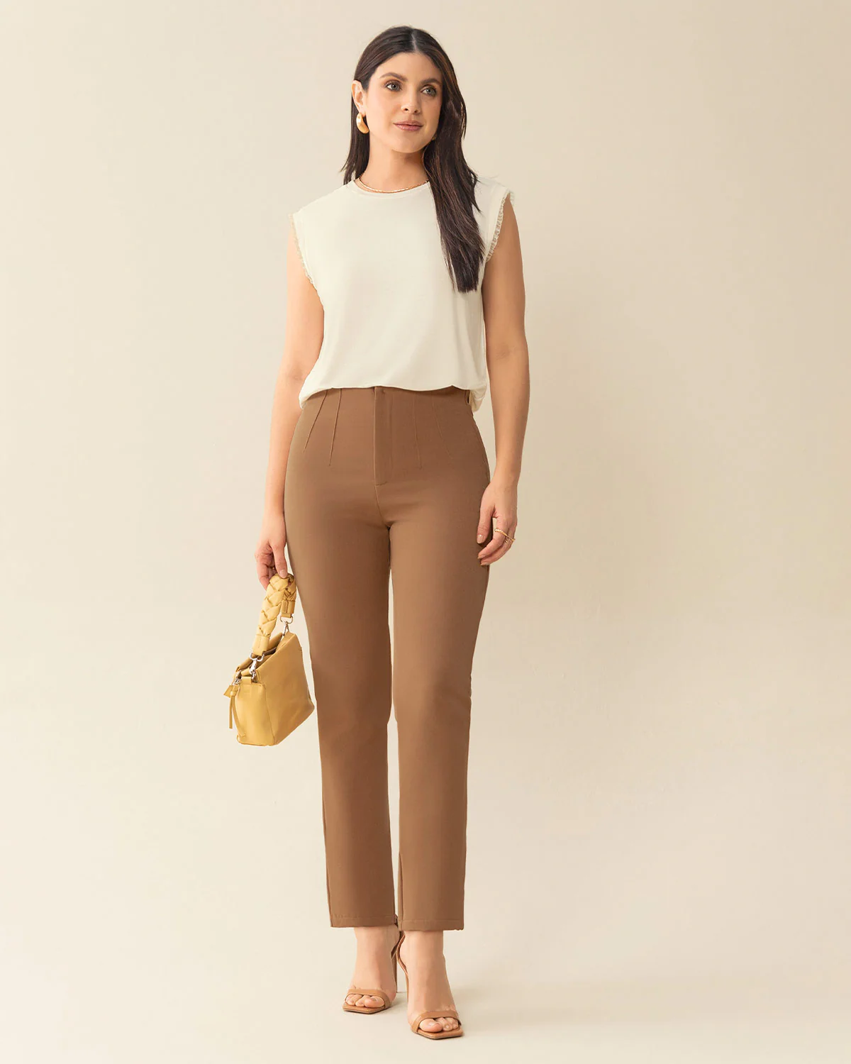 Pantalón bota recta silueta ajustada - Imagen 8