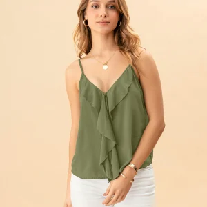 Blusa de tiritas con bolero en frente