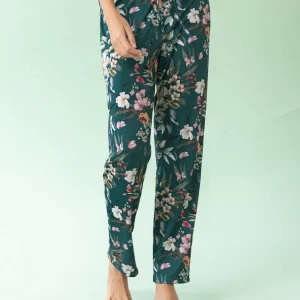 Pantalón de pijama con estampado navideño para mujer