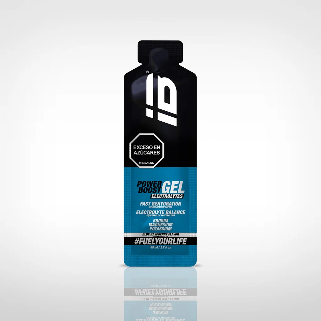 Gel Power Boost IB Electrolitos x 65 ml sabor Rasberry