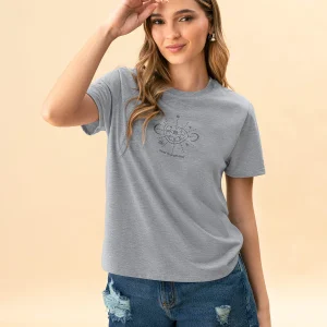 Camiseta manga corta con estampado