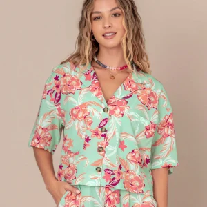 Camisa manga corta estampada