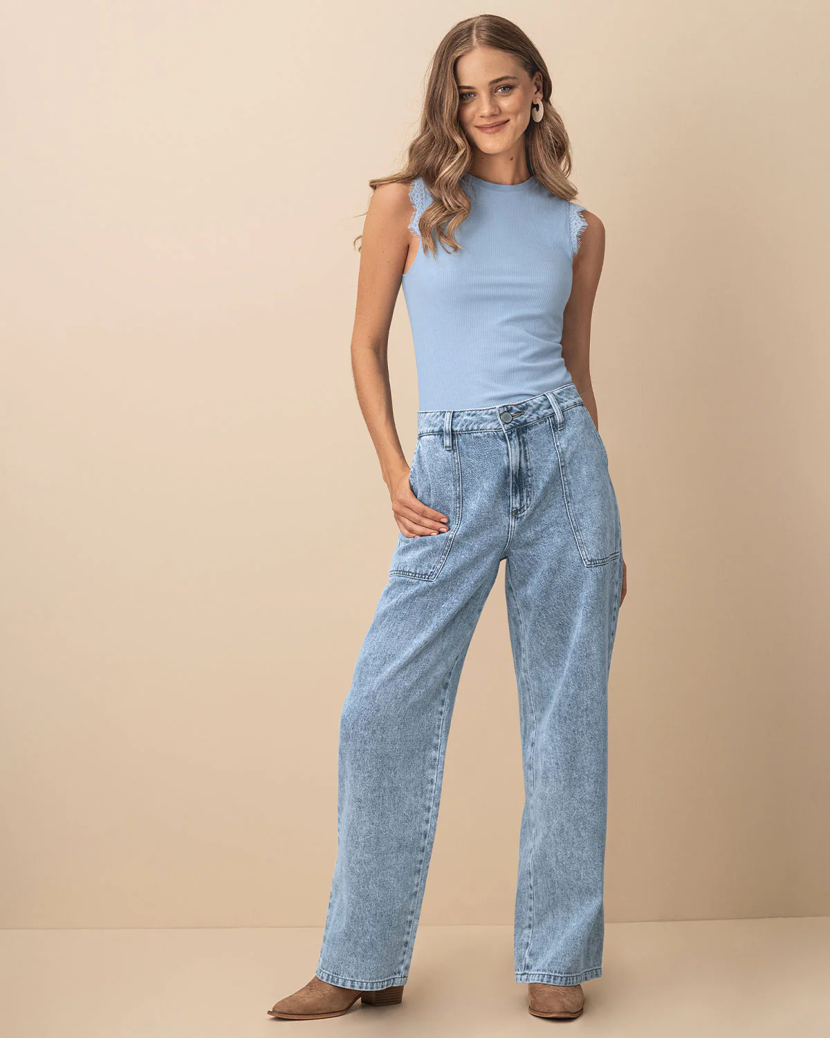 Camiseta con detalle tejido en sisas - Imagen 3