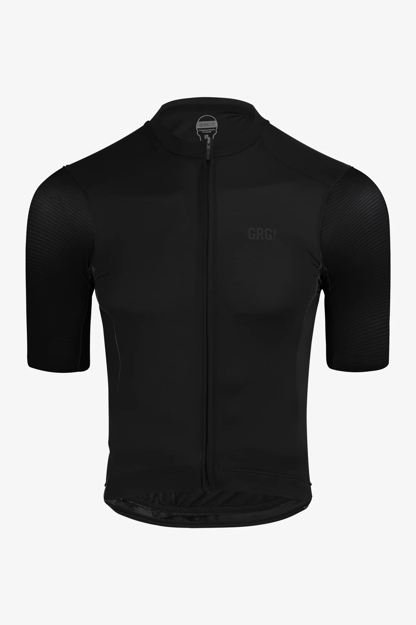 Camiseta Ciclismo KM100 Manga Corta Obsidiana