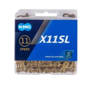 Cadenilla Kmc X 11Sl 1/12*11/128*118 Gold (Dorada)