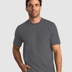 Camiseta manga corta con logo bordado en frente