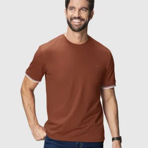 Camiseta cuello redondo manga corta