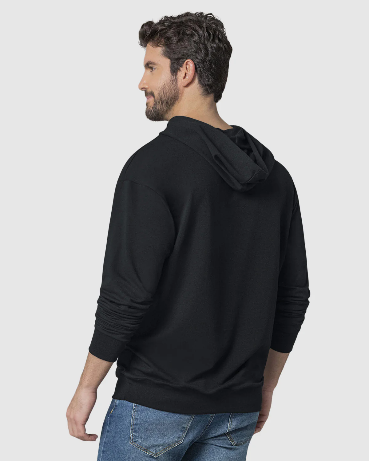 Buzo manga larga con capucha y tiras de ajuste - Imagen 5