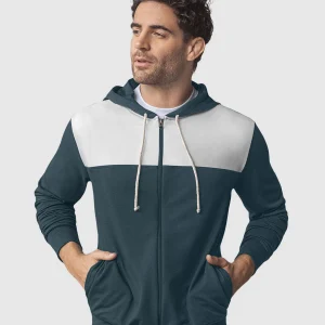 Buzo manga larga con cierre y capucha