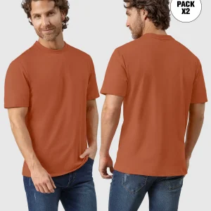 Paquete x2 camisetas manga corta básicas