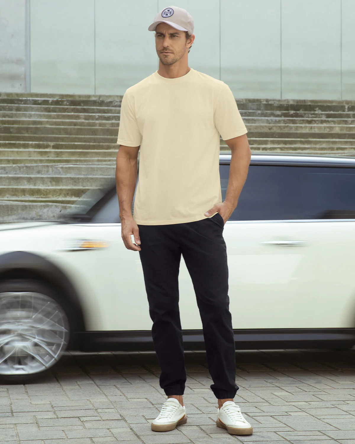 Camiseta básica en algodón - Imagen 4