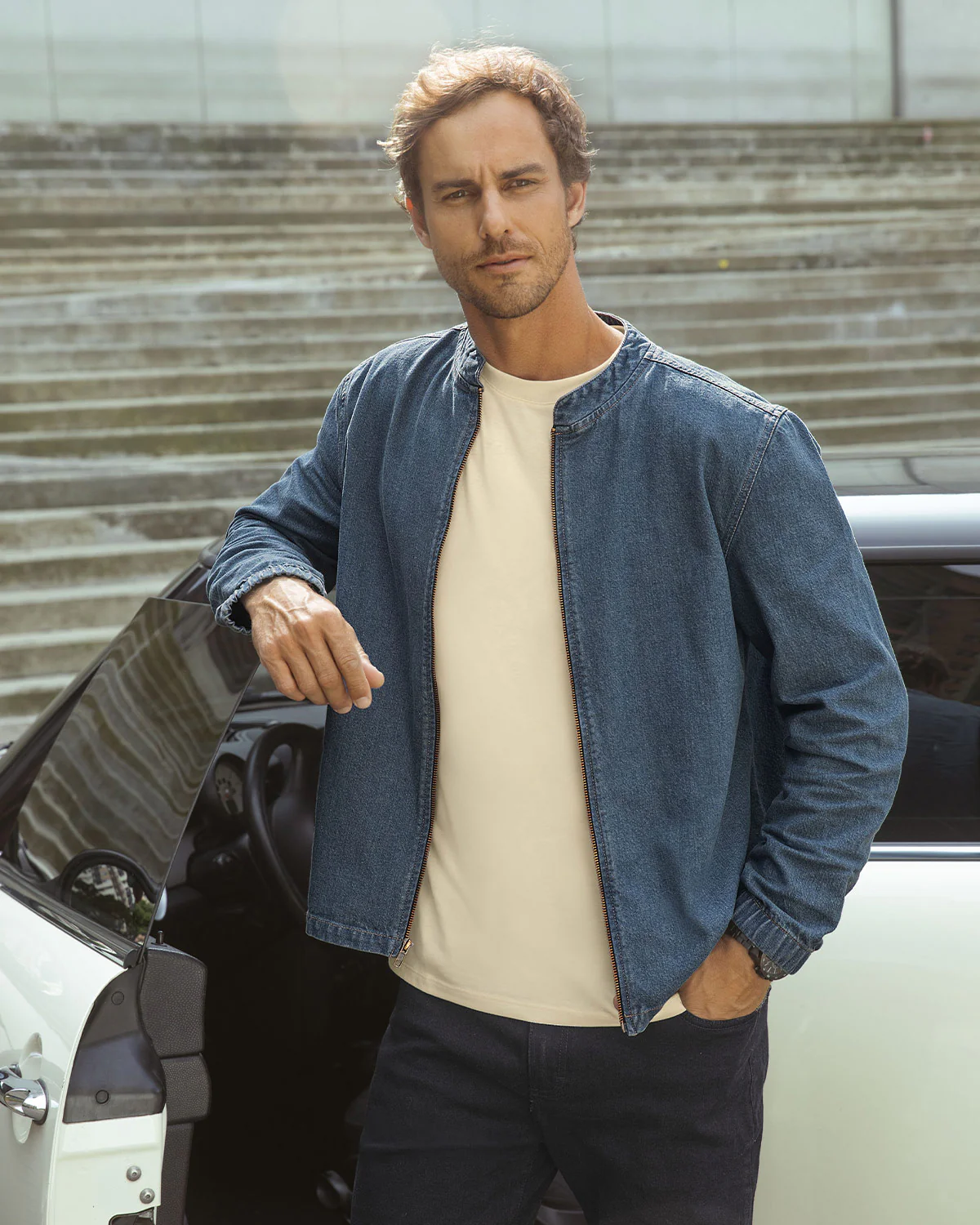 Camiseta básica en algodón - Imagen 5