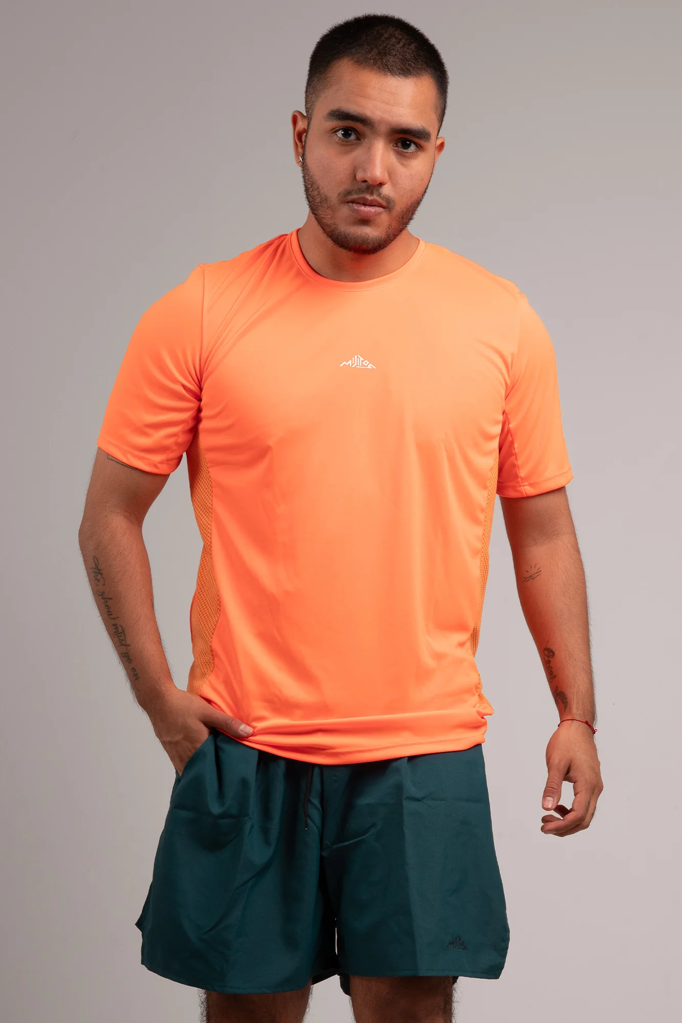 Camiseta Running Mijitos Naranja