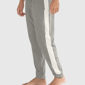 Pantalón jogger con bloque de color en los costados