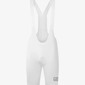 Pantaloneta de Ciclismo Sin Costuras KM200 White Gofrada