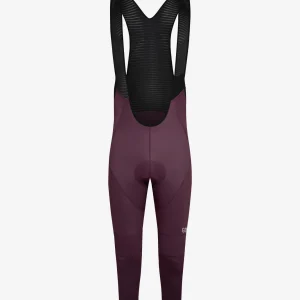 Pantaloneta de Ciclismo KM200 Thermal 3/4 Vino