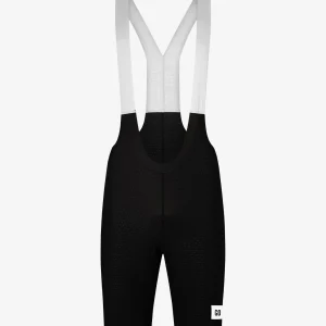 Pantaloneta de Ciclismo Sin Costuras KM200 Black Gofrada Black & White