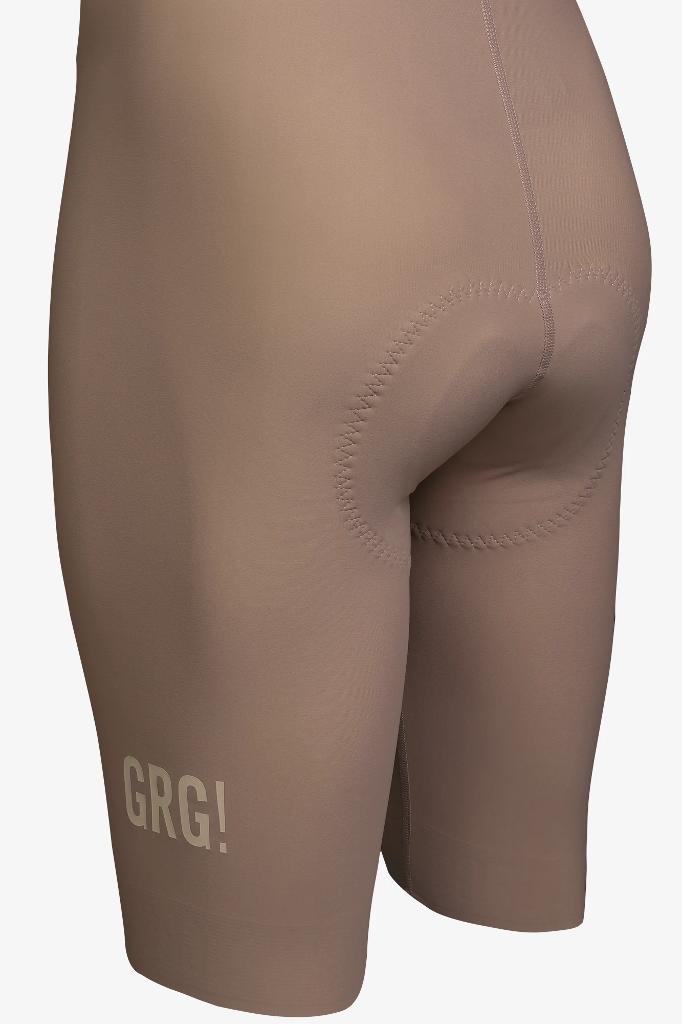 Pantaloneta de Ciclismo KM200 Sin Costuras Arena - Imagen 4