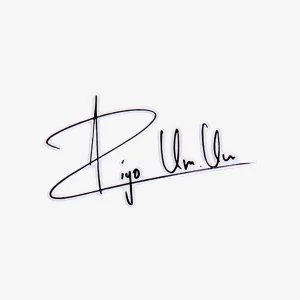 Sticker Signature Reflectivo