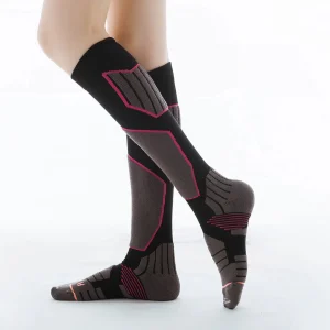 Calcetines para SKI de Mujer con Acolchado Anatómicos. Color Negro