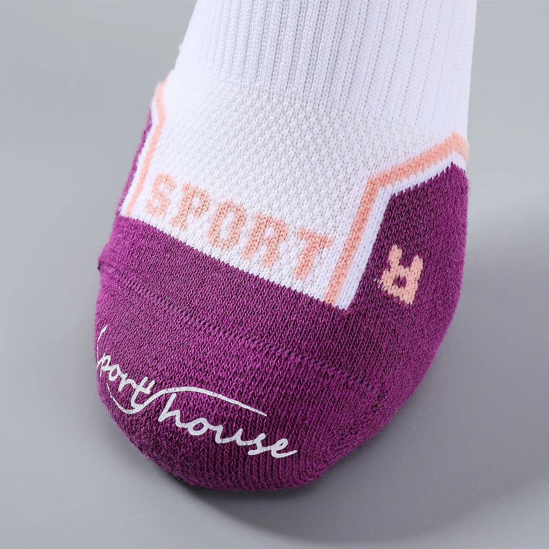 Calcetines Deportivos Técnicos Invisibles de Compresión Anatómicos. Color Lila - Imagen 6