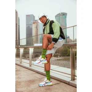 Calcetines para Senderismo Anatómicos y Antihongos. Color Verde