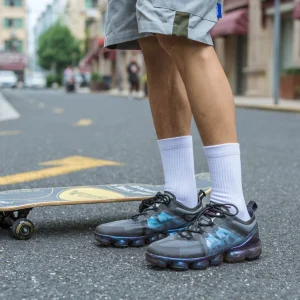 Calcetines Deportivos Técnicos de Compresión Transpirables. Color Blanco