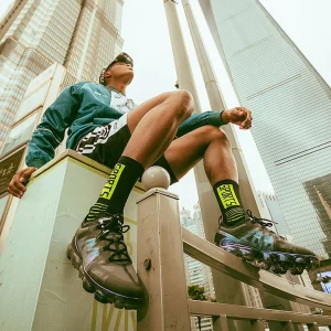 Calcetines Deportivos Técnicos de Compresión SPORTS. Color Verde