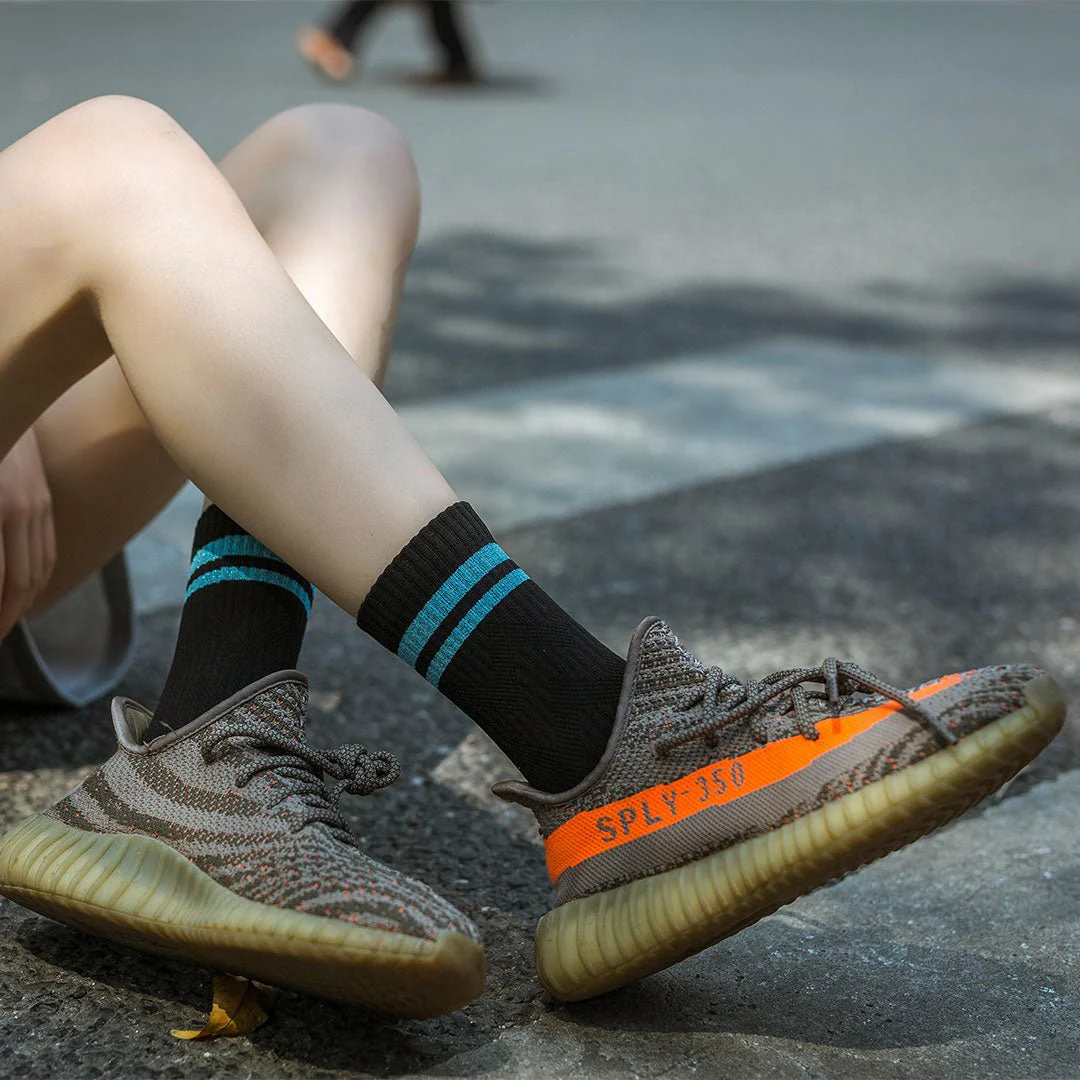 Calcetines Deportivos Técnicos Anatómicos y Acolchados. Color Negro