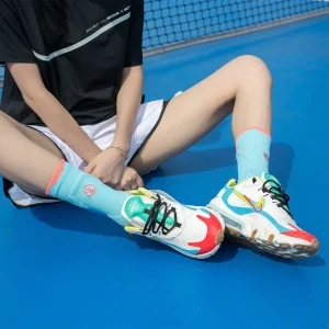 Calcetines para Tenis de Mujer Anatómicos. Color Azul