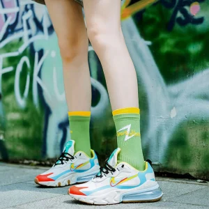 Calcetines Deportivos Técnicos de Anatómicos SPORTS HOUSE. Color Verde