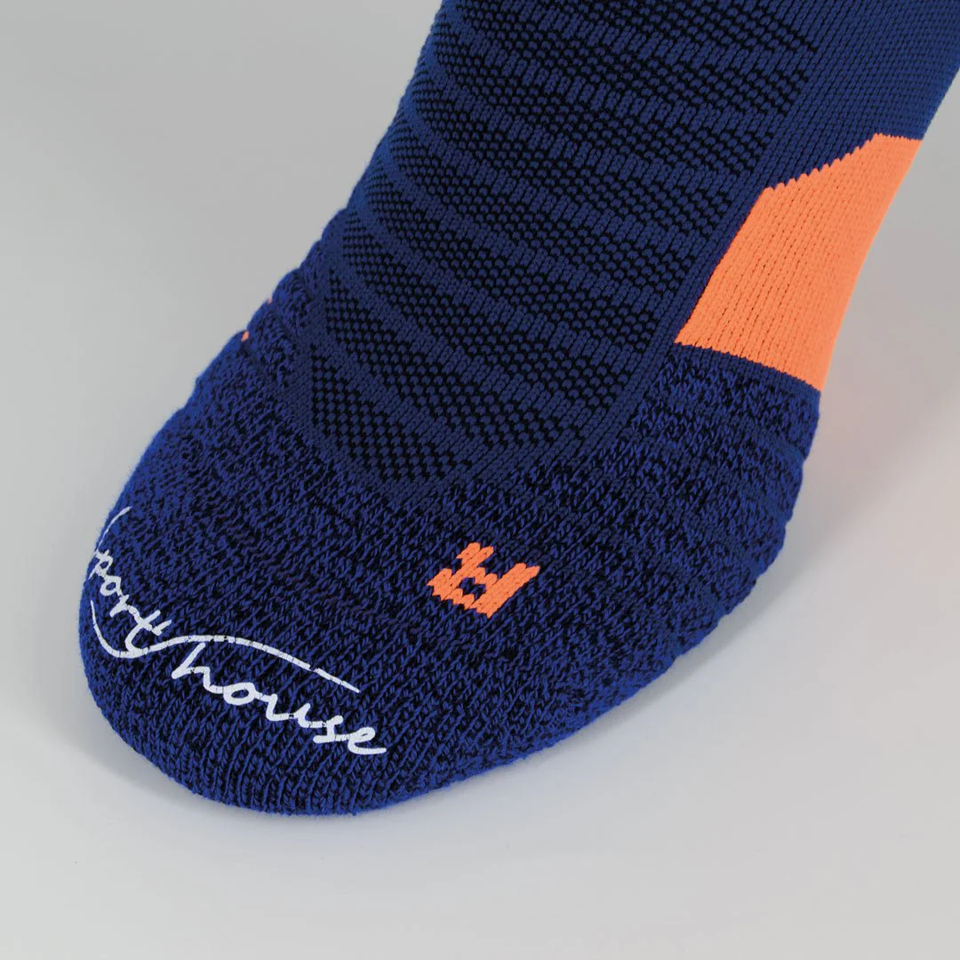 Calcetines para Ciclismo de Hombre con Acolchado Anatómicos. Color Azul - Imagen 3