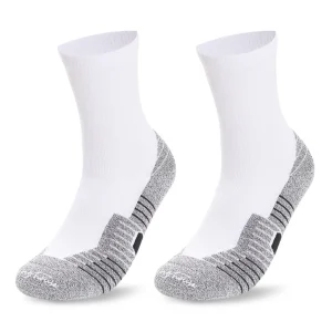 Calcetines para Ciclismo de Hombre con Acolchado Anatómicos. Color Blanco