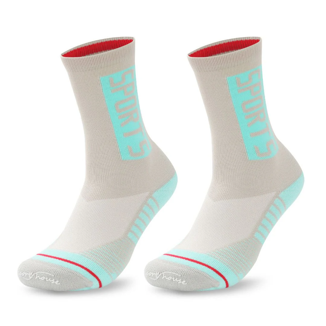 Calcetines Deportivos Técnicos de Compresión SPORTS. Color Gris