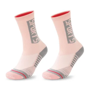 Calcetines Deportivos Técnicos de Compresión SPORTS. Color Rosa