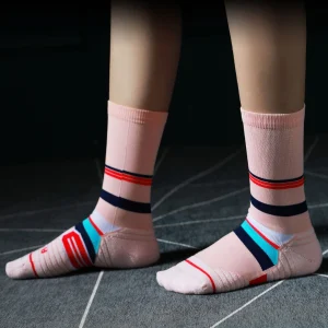 Calcetines Deportivos Técnicos de Compresión Transpirables. Color Rosa