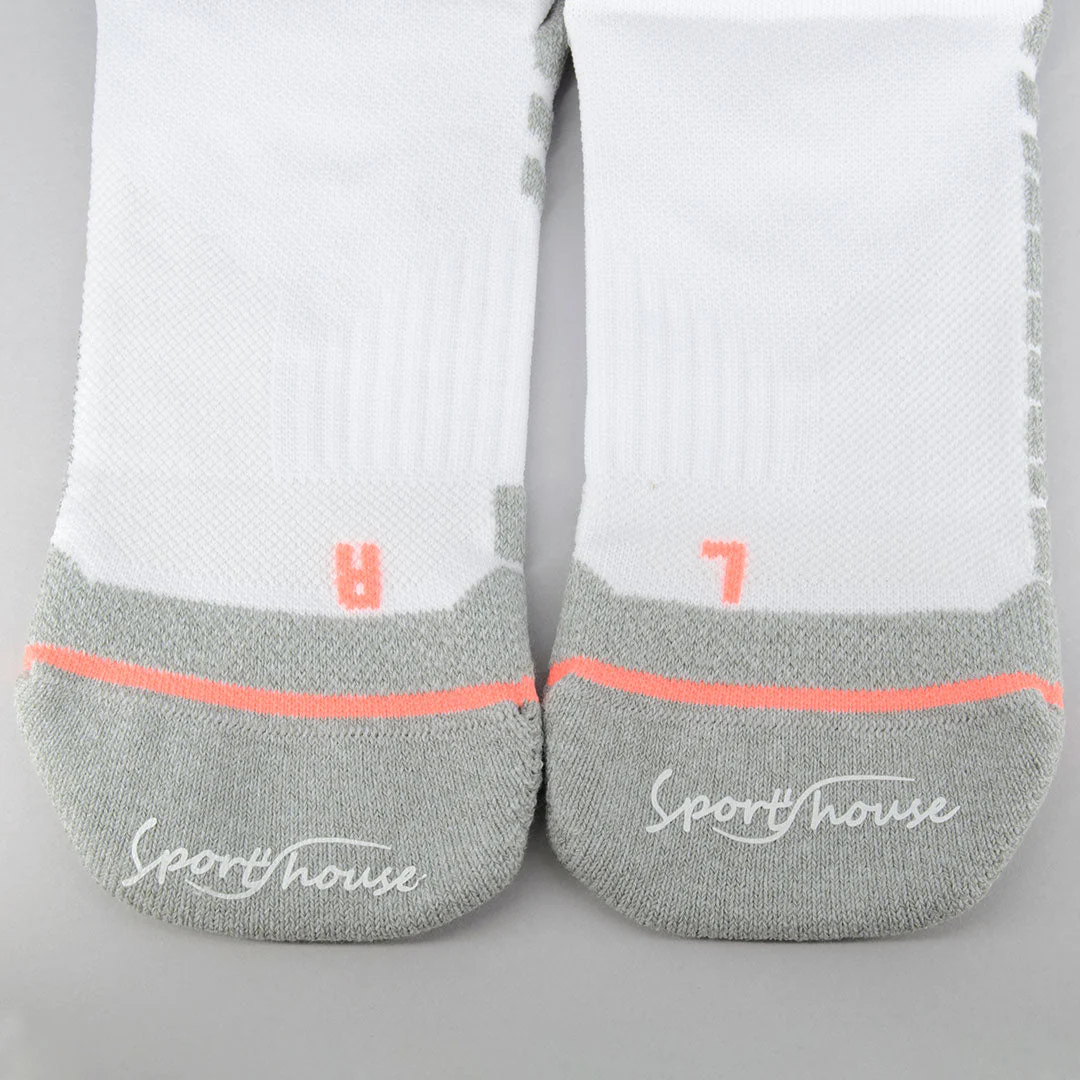 Calcetines Deportivos Técnicos de Compresión SPORTS HOUSE. Color Blanco - Imagen 3