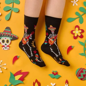 Calcetines divertidos de algodón CATRINA MARIACHI