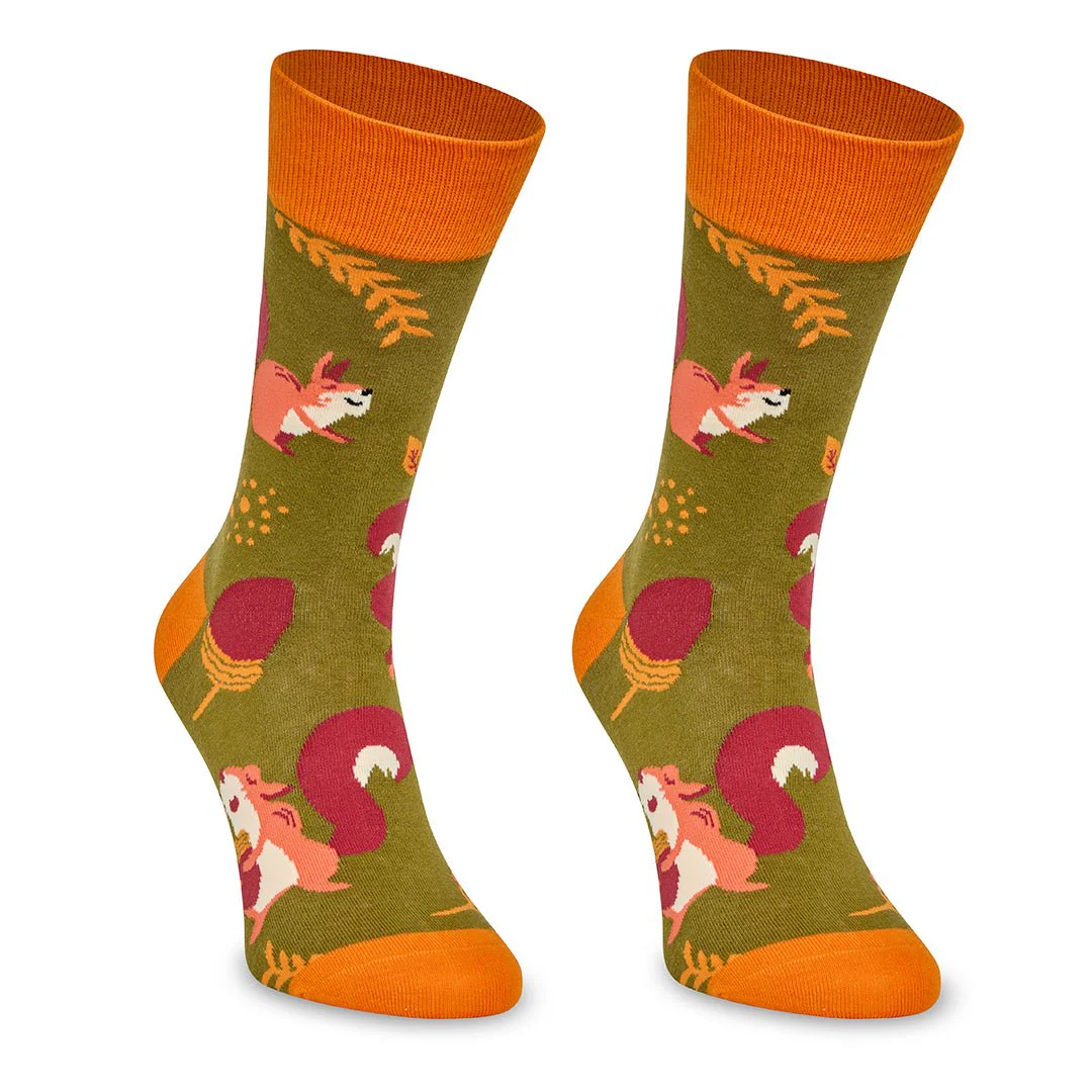 Calcetines divertidos de algodón "sin costuras" ARDILLA - Imagen 4