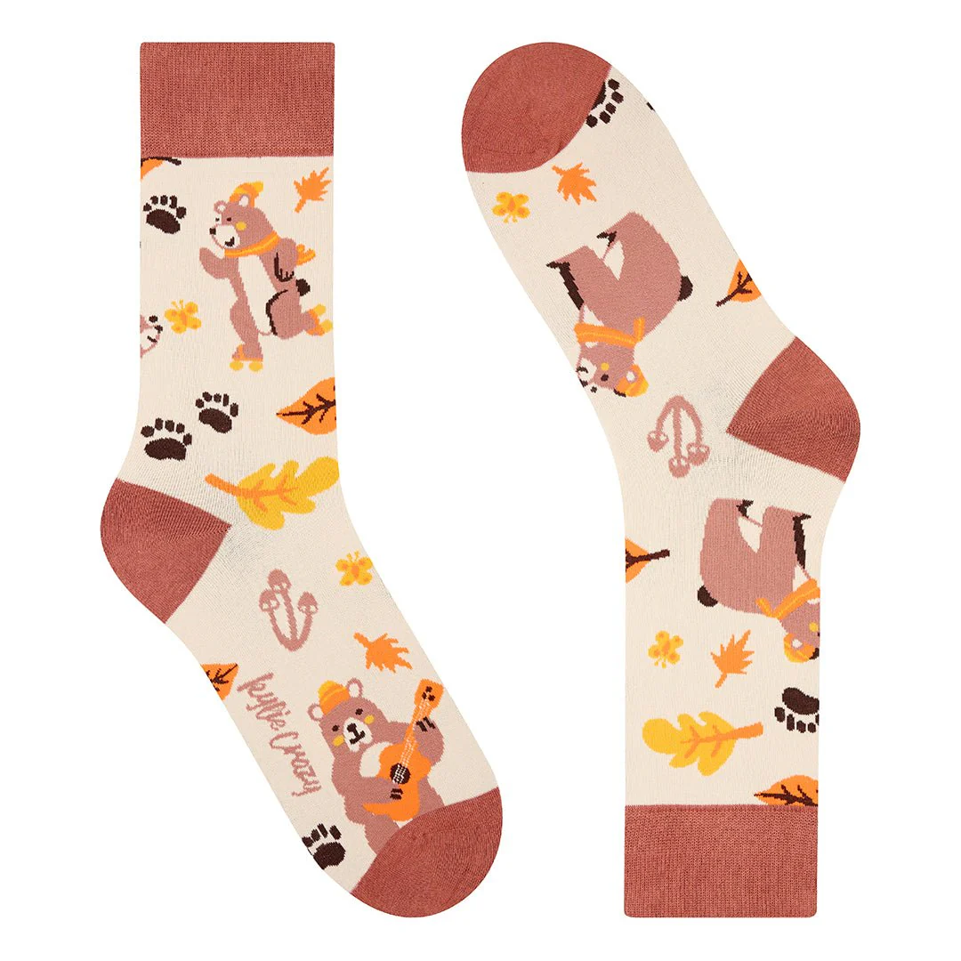 Calcetines divertidos de algodón "sin costuras" OSOS - Imagen 5